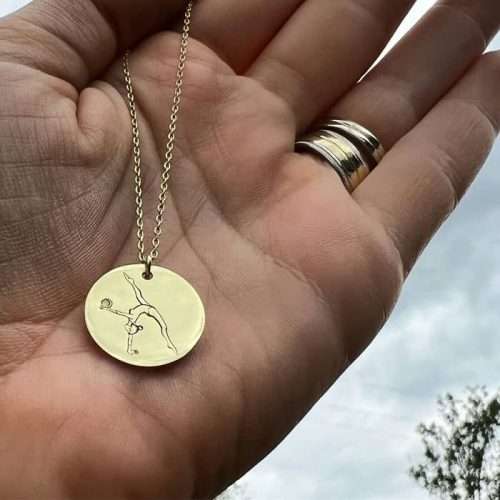 Lănțișor gimnastă bănuț 17 mm