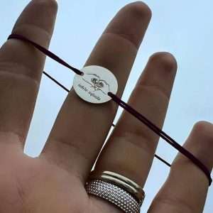 Brățara mâini de mama și copil ,,iubire infinită” Bănuț 15 mm