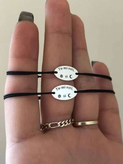 Set brățări oval 15 mm